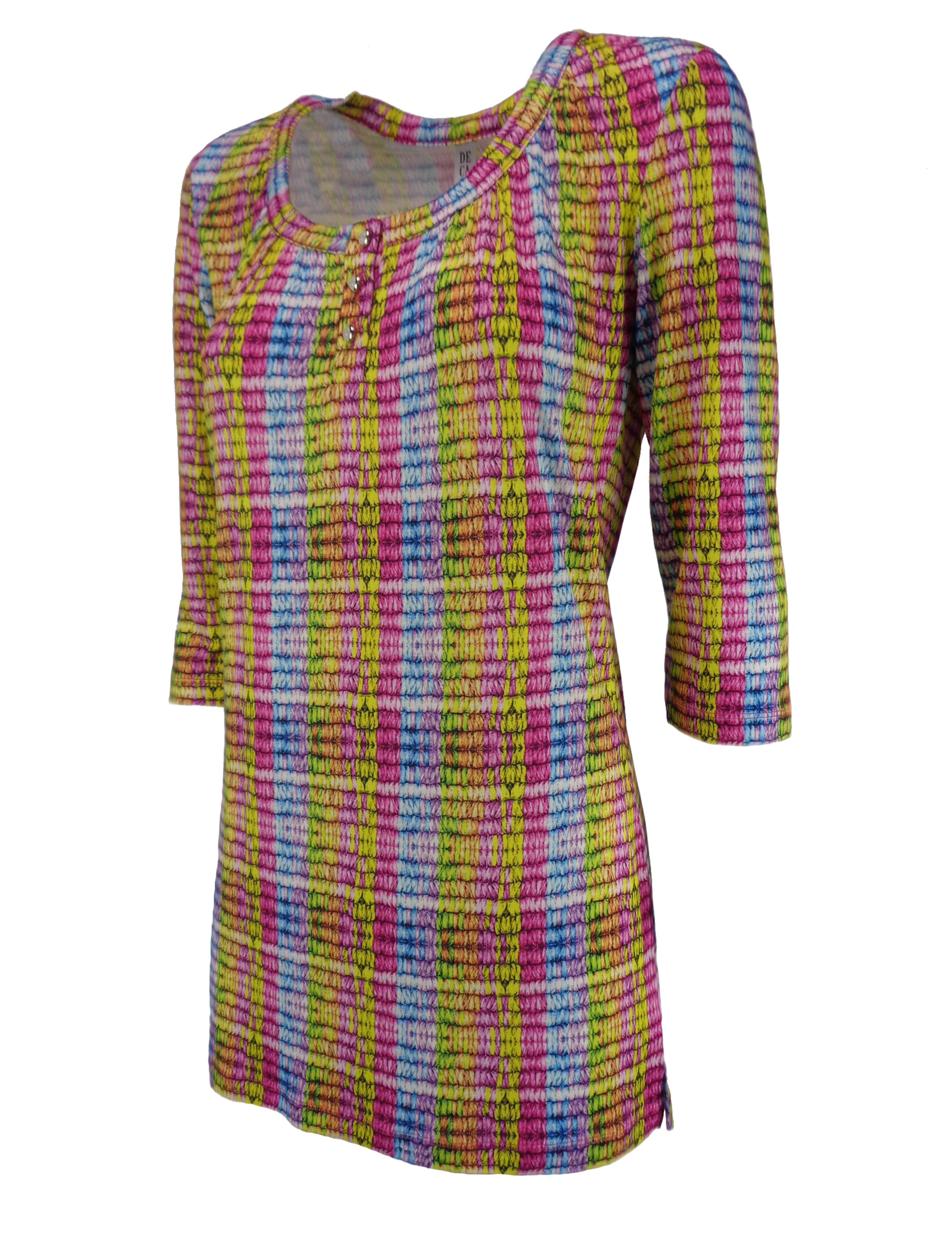 Ruffled High Neck Contrast Side Tie Top